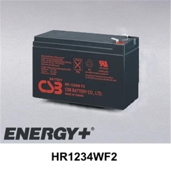 Fedco Batteries Compatible with CSB HR1234WF2 9000mAh Sealed Lead Acid Battery For Standby And Main Power Applications HR1234WF2 - main